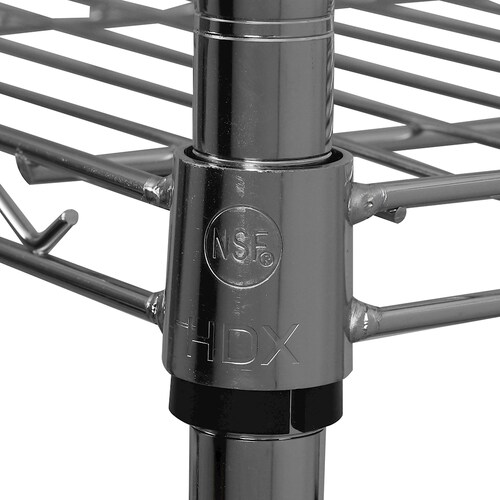 Estante Rack De 6 Niveles De Metal 182 X 106 X 40.6 CM, Soportan Un Peso Máximo De 952.8 kg 