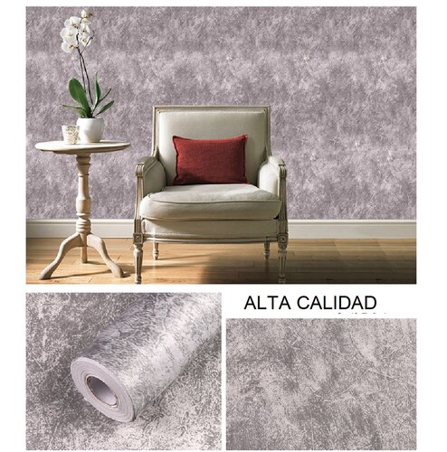 Papel Tapiz Cemento Retro Autoadherible Pared 45cm X 10m