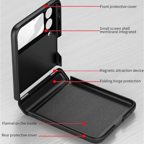 Funda Samsung Galaxy Z FLIP 3 Magnetica BLACK