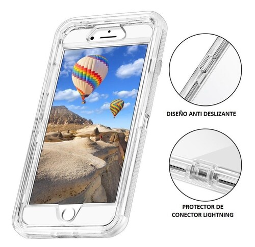 SURITCH Funda transparente para iPhone 12 Pro Max (solamente) de 6.7  pulgadas, [protector de pantalla integrado] protección de cuerpo completo a