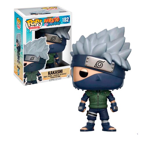 Funko Pop! Anime:Naruto - Kakashi #182 con Protector de Acrilico