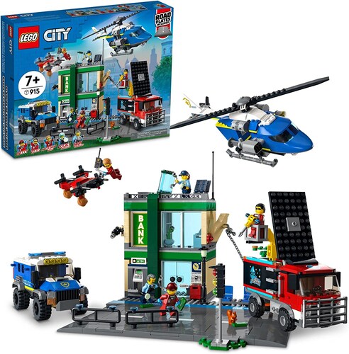 Lego City 60317 Persecución Policial En El Banco.