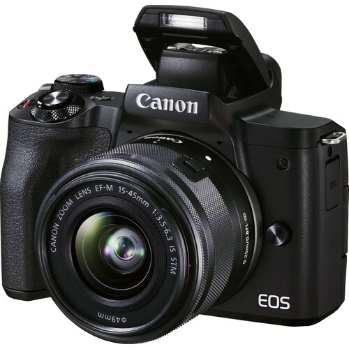 canon cámara eos m50 mark ii ef-m 15-45mm