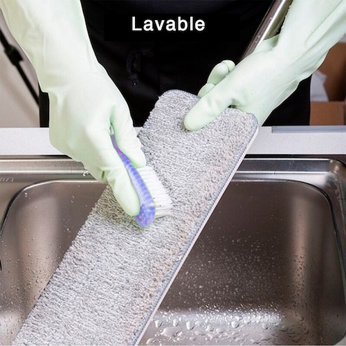 3 Repuestos de Microfibra para Limpieza de Todo Tipo de Pisos, Cabezal rectangular para Mop Universal.