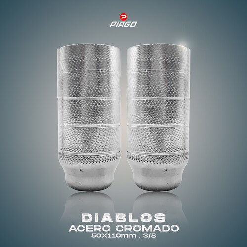Diablos Bicicleta Cromados Traseros Par Ultra Resistente