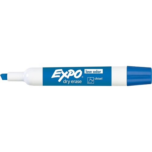 Marcador Borrable Expo Azul CJX12