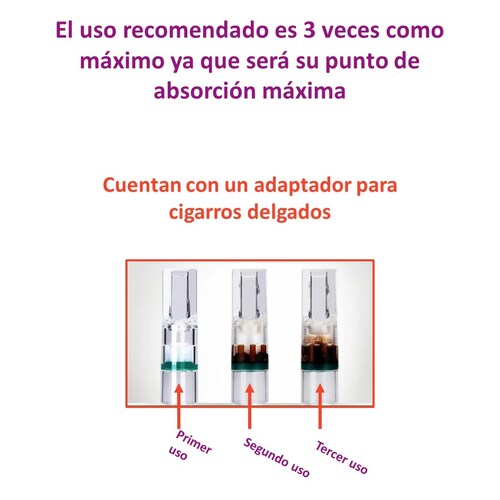 Adous 100 Set Filtro Boquilla Purificador Bong Concentrador