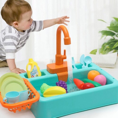 Juego De Fregadero De Juguetes De Cocina Para Niños 