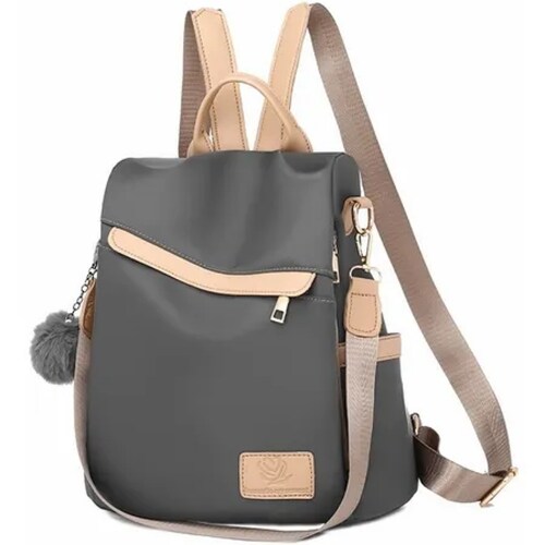 Mochila Mujer Paño De Oxford Impermeable Anti-robo Monedero.