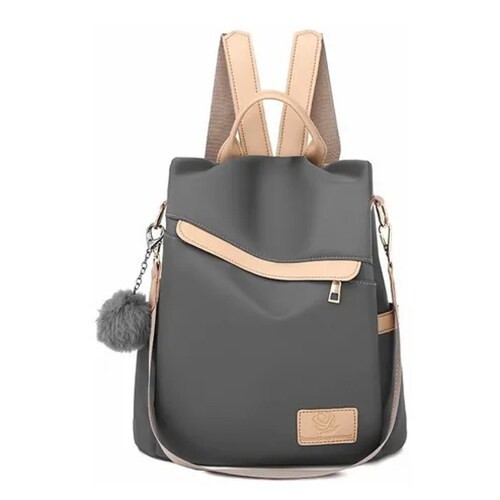 Mochila Mujer Paño De Oxford Impermeable Anti-robo Monedero.