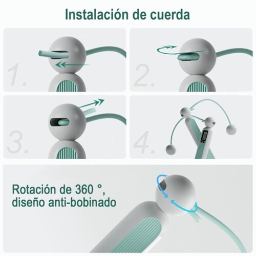 Cuerda Para Saltar Con Contador Y Cálculo De Calorías Alarma