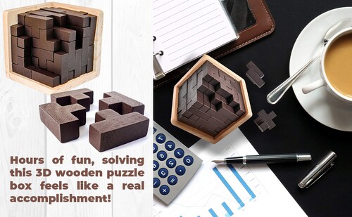 CUBO ROMPECABEZAS 3D EN FORMA DE T, JUEGO EDUCATIVO