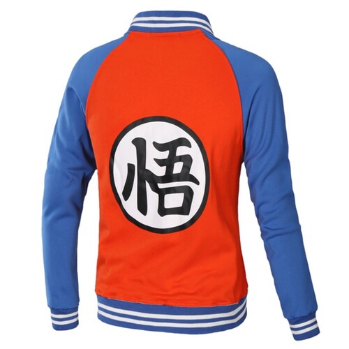 Chamarra Dragon Ball Z Goku XXL Sudadera Chaqueta
