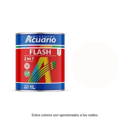 Pintura Flash Color Blanco Acuario 1 Lt Ea40010