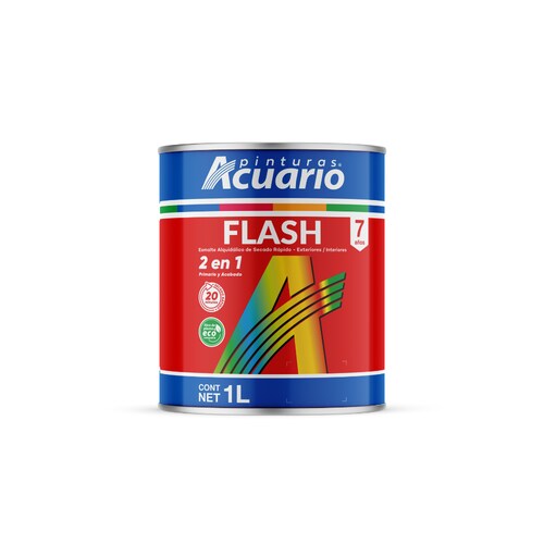Pintura Flash Color Azul Holandes Acuario 1 Lt Ea42810
