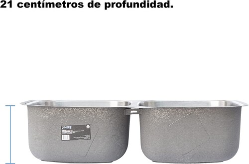 Kit de Tarja Doble de Acero Inoxidable con Mezcladora Monomando y Escurridor de Platos – Ideal para Cocinas Modernas y Espaciosas