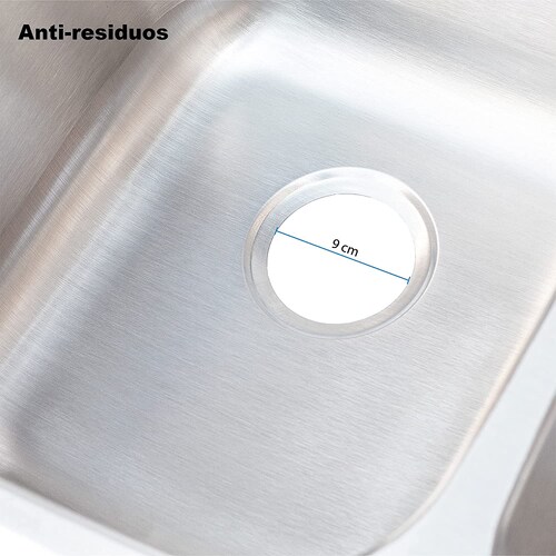 Kit de Tarja Doble de Acero Inoxidable con Mezcladora Monomando y Escurridor de Platos – Ideal para Cocinas Modernas y Espaciosas