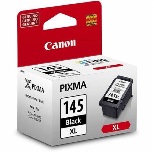 canon cartucho de tinta pg-145 xl negro 12ml alto rendimiento de 300 págs para mg2410