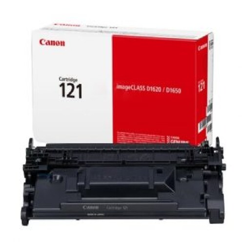 canon cartucho de tóner canon 121 - negro original - láser - 1 paquete