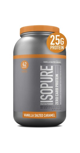 Proteina Isopure Vainilla Caramelo 42 Serv