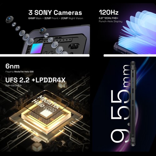lllF150 Air1 Ultra 8/256GB Marco Magnesio y Titanio 6.8" FHD + 120Hz 