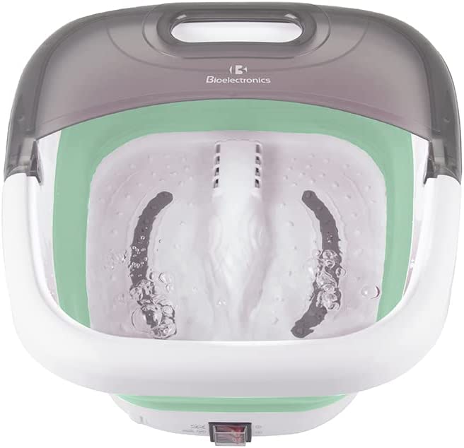 Taurus Tina Masajeador para Pies Thermo Bubble, Blanco/Verde