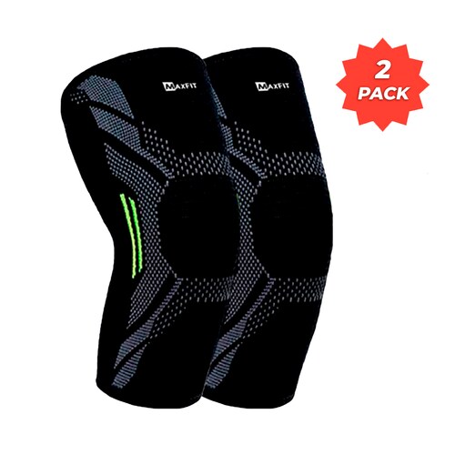 Par de  Codera Elastica Compresion Deportiva Lesion Maxfit Hz006