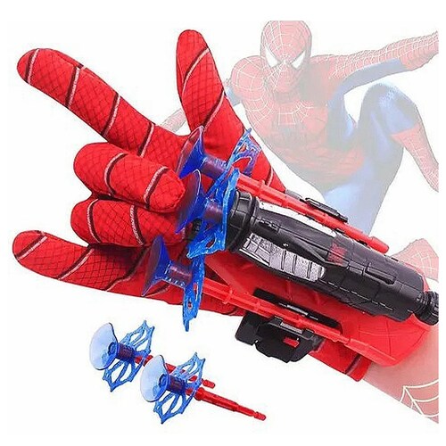 Guantes De Spiderman Para Niños Juguetes Plástico Lanzador
