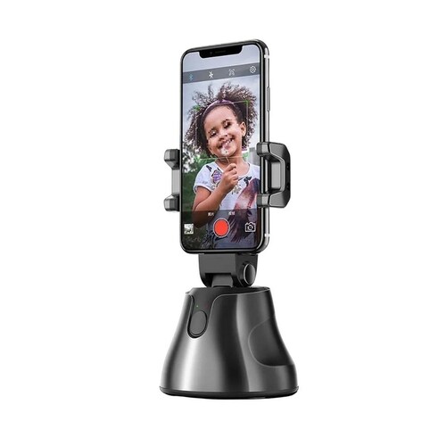 Soporte Celular Seguimiento Automático Giratorio 360 Grados Robot