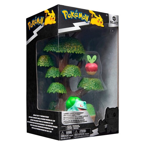 Pokemon Ambiente Bosque de verano Applin + Bulbasaur