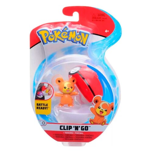 Pokemón Teddiursa + Pokebola