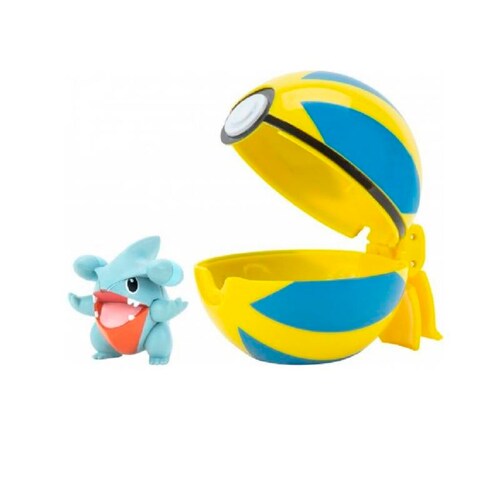 Pokemon Gible + Quick Ball.