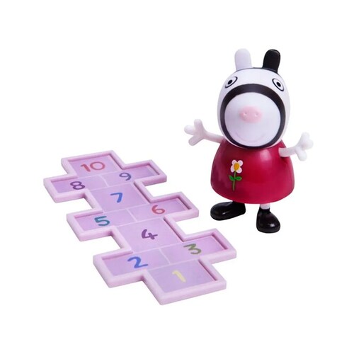 Peppa Pig Juego de Piso con Zoe Cebra Peppa 1pz Ind..