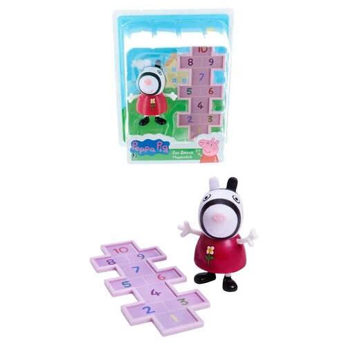 Peppa Pig Juego de Piso con Zoe Cebra Peppa 1pz Ind..