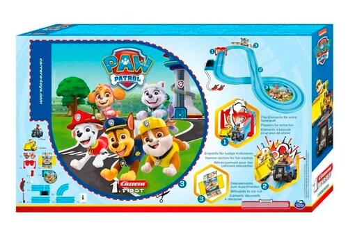 Paw Patrol Chase - Rubble 1 Carrera First Pista de Carreras.