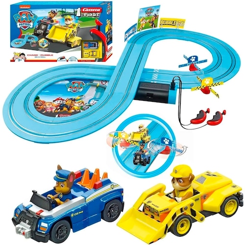 Paw Patrol Chase - Rubble 1 Carrera First Pista de Carreras.