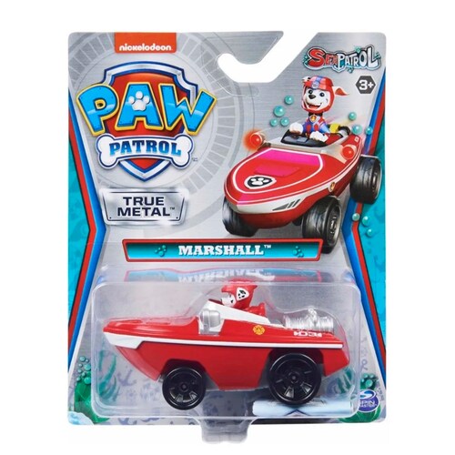 Paw Patrol Marshall Lancha True Metal