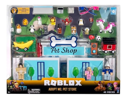 Roblox Adopt Me Pet Store 40 Pza Tienda Mascotas.