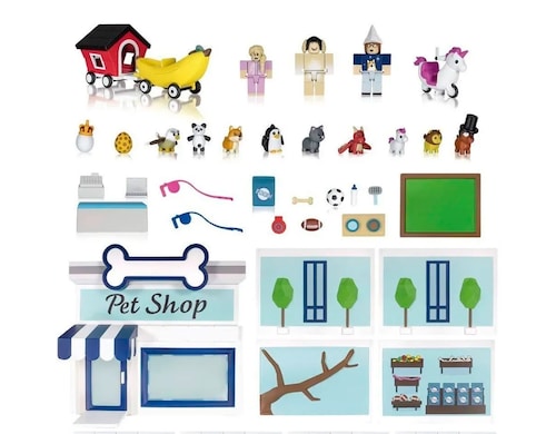 Roblox Adopt Me Pet Store 40 Pza Tienda Mascotas.