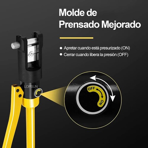 Pinza Hidraulica Ponchadora Con 8 Pares
