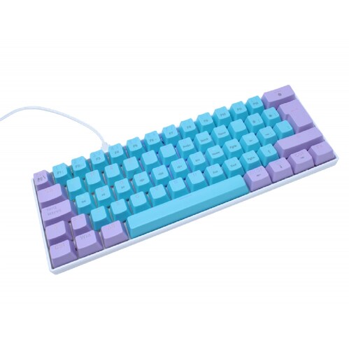 Teclado Celot Candy Blue 60-oc Rgb Azul Con Morado 