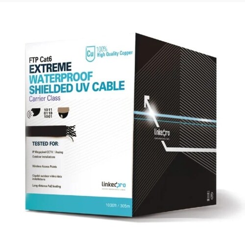 Bobina de cable UTP 305 Metros Cat6 Calibre 23 CLIMAS EXTREMOS 