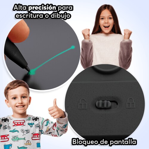 [2 PIEZAS] Pizarrón Mágico Archy Tablet LCD Borrable y Electrónico de 8.5" con Pluma Punta Redonda Tipo Tablet Tablero de Dibujo.