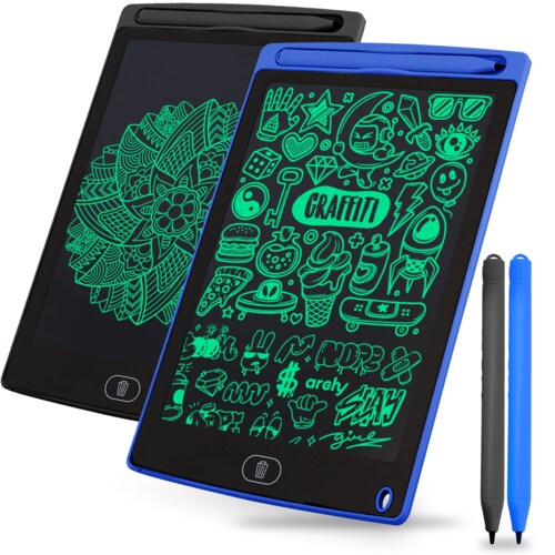 [2 PIEZAS] Pizarrón Mágico Archy Tablet LCD Borrable y Electrónico de 8.5" con Pluma Punta Redonda Tipo Tablet Tablero de Dibujo.