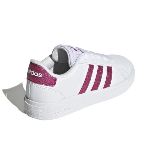 Tenis Adidas Grand Court 2.0 k blanco-rosa gy4764
