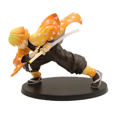 Juguete Muñeco Figura Zenitsu Agatsuma Demon Slayer Con Caja 