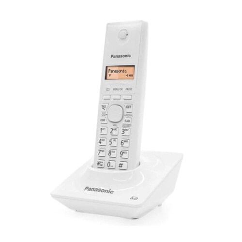 Panasonic Teléfono Inalámbrico Pantalla LCD 1.25" Blanco