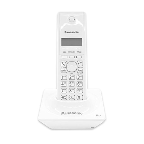 Panasonic Teléfono Inalámbrico Pantalla LCD 1.25" Blanco