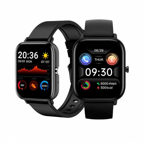 Stylos Smartwatch Touch, Bluetooth 4.0, Android, Negro - Resistente al Agua