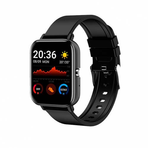 Stylos Smartwatch Touch, Bluetooth 4.0, Android, Negro - Resistente al Agua